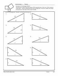 Master The Pythagorean Theorem With These Geometry Worksheets Geometry Worksheets Pythagorean Theorem Pythagorean Theorem Worksheet