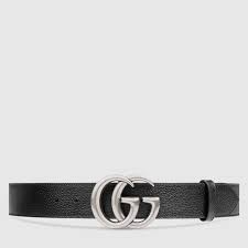 Black And Silver Gucci Belt Gucci Leather Belt With Double G Buckle Gucci Leather Belt Silver Gucci Belt Mens Leather Accessories