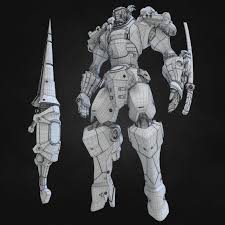 Mech Roman Makarenko Mech Zbrush Models Zbrush