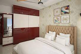 The interior designers at homepolish used a large bookshelf to sculpt out a bedroom in this studio apartment. Apartment Interior Designers In Bangalore Decorpot