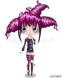 Cute Little Cartoon Girl With Pink Hair Character Anime Vector Buy This Stock Vector And Explore Similar Vectors At Adobe Stock Adobe Stock A wide variety of cartoon character wig options are available to you, such as density, human hair type, and style. pink hair character anime vector
