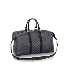 Black And White Louis Vuitton Duffle Bag Damier Graphite Canvas Travel Softsided Luggage All Day Bag Louis Vuitton Luxury Purses Day Bag Bags