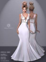 Page 6 Romychanel Sims 4 Wedding Dress Sims 4 Dresses Dresses