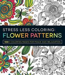 Download this adorable dog printable to delight your child. Amazon Com Stress Less Coloring Flower Patterns 100 Coloring Pages For Peace And Relaxation 9781440592874 Adams Media Books
