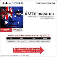 Study In Uts Insearch Australia University Admissions Interview Study