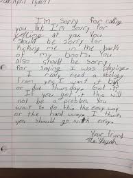 My Friend Is A 3rd Grade Teacher He Made A Student Write An Apology Letter To Another Student Sounds Like Funny Facebook Status Try Not To Laugh Daily Funny