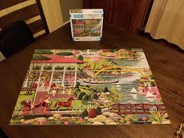 The 1000 pieces of textiles, greenery and found objects come together to create a cozy setting that will comfort you when you're reminiscing about your latest trip. A Really Fun 5 Puzzle From Dollar General Fit Together Better Than Some 15 Puzzles I Ve Done Haha Jigsawpuzzles