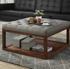 Use them as extra living room seating, or position them in front of the sofa or sectional as a footrest. Brayden Studio Sagan 36 5 Upholstered Tufted Square Storage Ottoman Reviews Wayfair