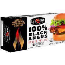 Everything is made fresh and ready to take on the go at your convenience. Back Yard Burgers Black Angus Burger Patties 2 Lbs Walmart Com Walmart Com