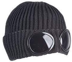 Beanie Hat With Goggle Lenses Football Casual Hats Beanie Hats