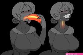 Dildo mask domme punishes sub