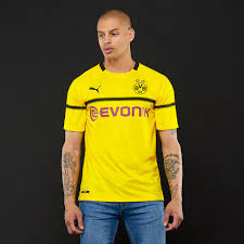Borussia dortmund 18 19 home kit released footy headlines. Puma Borussia Dortmund 2018 19 International Ss Jersey Cyber Yellow Mens Replica Jerseys