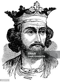 King Alfred The Great Stock Illustration