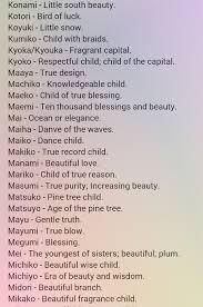 You can also view all japanese names, or all names starting with y. 9 Japanese Names Ideas Japanese Names Japanese Phrases Japanese Words