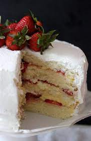Strawberry Custard Cassata Cake Strawberry Cream Cakes Strawberry Cassata Cake Recipe Pecan Cake