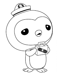 The Octonauts Awesome Peso Penguin From The Octonauts Coloring Page Awesome Peso Penguin From The Octo Coloring Pages For Kids Octonauts Octonauts Characters