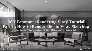 How To Convert Image File To Video In Photoshop Jpeg To Mp4 360 Panorama Rendering Tutorial Part 2 Vray Tutorials Sketchup Rendering Tutorial