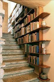 Frank lloyd wright was an american architect, interior designer, writer, and educator, whose creative period spanned more than 70 years, designing more than 1,000 structures, of which 532 were completed. Stairwell Bookcase Fallinwater Frank Lloyd Wright Home Libraries My Dream Home Staircase Bookshelf