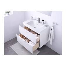 Godmorgon Odensvik Sink Cabinet With 2 Drawers White Ikea Ikea Godmorgon Bathroom Sink Cabinets Sink Cabinet