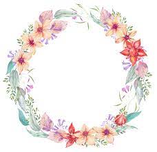 Corona De Flores Transparente Y Delicada Flor Png Fondos De Coronas Circulo De Flores Imagenes De Coronas