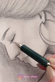 Drawing A Side Portrait Video Drawings Art Gercekci Cizimler Balerin Cizim Cizimler