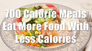 But, according to optimistic studies, the amount of weight that you shed in a week. Eat More Food With Less Calories 700 Calorie Meals Ep 1 Dituro Productions Youtube