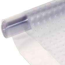This anchor runner vinyl gripper carpet protector 3 ft wide per lf is a heavy duty clear vinyl mat with firm gripper points underneath that securely grab the carpet to resist buckling under heavy foot traffic. Vinyl Mat 27 X 100 Clear Mt5310224 Rona