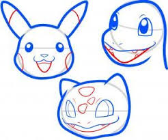 Pokemon Characters How To Draw Pokemon Easy Pokemon Drawings Easy Drawings Pokemon Faces