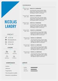 C'est pourquoi nous avons décider de créer cet exemple de cv à remplir. Exemple De Cv Moderne Gratuit Adaptable Et Au Format Word