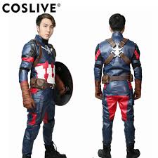 Wojna bohaterów, będącym bezpośrednią kontynuacją hitowego „avengers. Coslive Steve Rogers Kapitan Ameryka Stroj Kostium Superhero Cosplay Kostium Bojowy Rekwizyty Replika Kapitan Ameryka Przebranie Na Karnawal Superhero Cosplay Costume Superherosteve Rogers Aliexpress