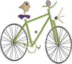 Roetsch Kostenlose Fahrrad Stickdatei Fahrrad Freebie Machine Embroidery Designs Embroidery Designs Hand Embroidery Stitches