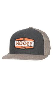 Hooey Two Tone Grey With Orange Patch Logo Snap Back Cap Cavender S Cowboy Hats Cowgirl Hats Cowboy Outfits