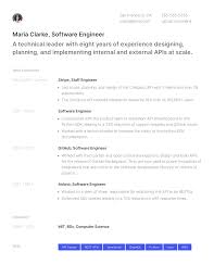 When writing your software engineer cv, focus on your experience working with software and your technical skills in programming and design. How To Write A Software Engineer Resume 2021 Sample Tips