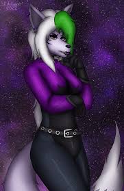 Here's another artwork of Roxy I did, based off the outfit from the Freddy  in Space 2 poster (which I love a lot btw lol) [a bit suggestive] [art by  me] :
