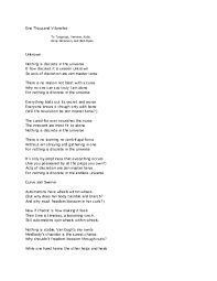 True love waitstrue love waits. Pdf One Thousand Villanelles William J Jackson Academia Edu