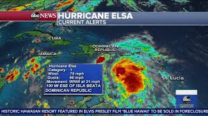 Advisory, elsa has weakened slightly. Noaa Hurricane Update Elsa Falls Back To Tropical Storm While Racing Toward Haiti Abc7 San Francisco