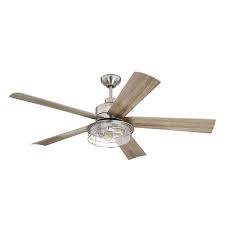 {fan body and blade finish=bronze | color temperature=3000. Birch Lane 56 Mcmillion 5 Blade Outdoor Led Standard Ceiling Fan With Remote Control And Light Kit Included Reviews Wayfair