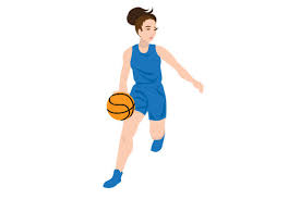Download Female Basketball Dribbling Svg Cut File By Creative Fabrica Crafts Creative Fabrica PSD Mockup Templates