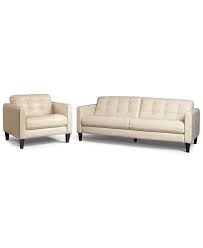 Macy's furniture living room sofas and chairs. Milan 2 Piece Leather Sofa Set Sofa And Chair Couches Sofas Furniture Macy S Leather Sofa Set Leather Sofa Living Room Furniture Collections