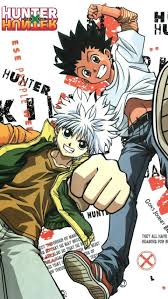 89 killua zoldyck hd wallpapers and background images. Kill Et Gon La Friends Hunter Killua Zoldyck Gon Freecss Collage Logo Hunter X Hunter Part L Hunter Anime Hunter X Hunter Hxh Official Art