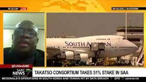 A consortium will take a 51% stake in south african airways and inject over 3 billion rand ($221.60 million) in the struggling airline, public enterprises minister pravin gordhan said on friday. Gzdo3 Yghtg8mm