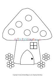 It is available here on my website as an 8 1/2 x 11 printable instant download coloring page. Fairy House Colouring Page