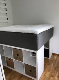 10 ikea bed hacks that ll give you a boost in style storage and more ikea loft bed diy loft bed bookshelf bed