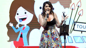 Cristina d'avena attends the closing night of 66th festival di sanremo 2016 at teatro ariston on february 13, 2016 in sanremo, italy. Animazione Sulle Note Dei Cartoni Cristina D Avena Al Farnese Piacenzasera It