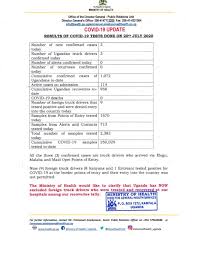 Ugandan president yoweri museveni is ahead in an initial tally of ballots cast. Ministry Of Health Uganda On Twitter Results Of Covid 19 Tests Done On 20 July 2020 Confirm 3 New Cases Cumulative Confirmed Cases Is Now 1 072 The Minofhealthug Would Like To Clarify That Foreign