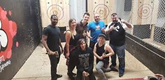 Battle Axe Work Event Picture Of Batl The Backyard Axe Throwing League Toronto Tripadvisor