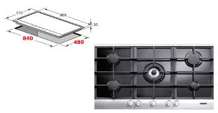 طباخ غاز كريستال 90 سم موديل K Mear901 بلت ان للمطابخ الجاهزة