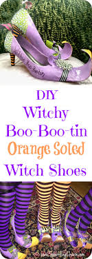 … diy witch hat tutorial here. Witchy Boo Boo Tin Orange Soled Shoes Sparkling Charm Entertaining Lifestyle Tips Recipes Crafts