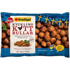 Alltid fräscha varor och stort ekologiskt utbud på mathem. Kronfagel Chicken Meatballs 600g Mrmeatball