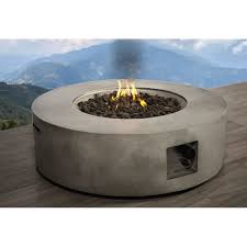 (however, if you also have a propane gas grill , you can 'borrow' the fuel from there to tide you over if need be.) Concrete Propane Natural Gas Fire Pit Table On Sale Overstock 27593721